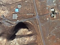 a satellite image shows un