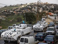 april 5 2026 qlayaa lebanon unifil soldiers patrol a street in qlayaa lebanon on april 5 2026 at least three unifil soldiers have been killed since the war intensified in early march