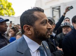 april 6 2026 washington dc united states fbi director kash patel arrives at the white house easter egg roll on april 6 2026