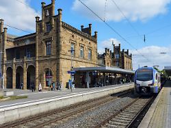 bahnhof minden nordrhein westfalen deutschland