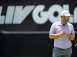 ben campbell of rangegoats gc waits on the 17th green during the third round of liv golf mexico city at club de golf chapultepec on saturday april 18 2026 in naucalpan mexico