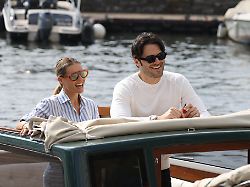 como italy april 18 michelle hunziker and giulio berruti are seen on april 18 2026 in como italy