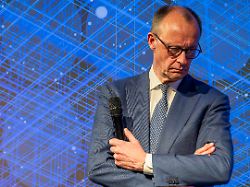 eur deutschland berlin 20 04 2026 bundeskanzler friedrich merz cdu trifft sich mit vertretern jahresempfang des bundesverbands deutscher banken e v