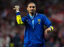 fc barcelona barca s raphinha dias after champions league 2025 2026 quarter finals 2nd leg match april 14 2026