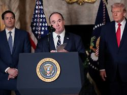 file photo u s secretary of the navy john phelan speaks after president donald trump announced the navy s golden fleet at mar a lago in palm beach florida u s december 22 2025