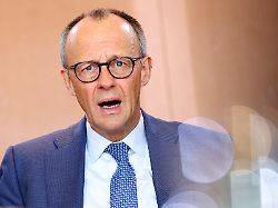 german chancellor friedrich merz reacts ahead of a cabinet meeting at the chancellery in berlin germany april 1 2026
