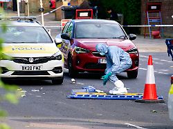 golders green road stabbing golders green road london 29th april 2026 the scene on golders green road where two people have been stabbed when man with a knife was seen running down the high street