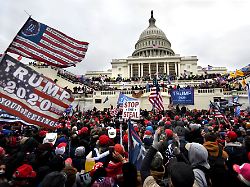 january 6 2021 washington dc usa supporters of president donald trump breach the u s capitol as election results are to be certified in washington dc on january 6 2021