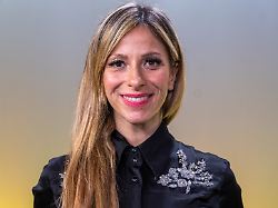 moderatorin guelcan kamps aufgenommen nach einer talkrunde im newsroom der deutschen presse agentur 1