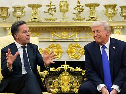president donald trump meets with nato secretary general mark rutte in the oval office of the white house wednesday oct 22 2025 in washington