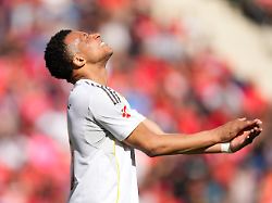 real madrid s kylian mbappe reacts during a la liga soccer match between mallorca and real madrid in palma de mallorca spain saturday april 4 2026 2