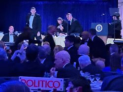 secret service agents respond during the white house correspondents dinner saturday april 25 2026 in washington 1