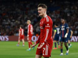 soccer football uefa champions league quarter final first leg paris st germain v liverpool parc des princes paris france april 8 2026 liverpool s florian wirtz reacts reuters stephanie lecocq