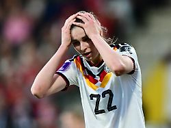 soccer football women s world cup european qualifiers austria v germany josko arena ried im innkreis austria april 18 2026 germany s jule brand reacts during the match reuters christian bruna
