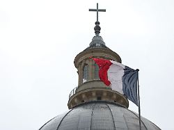 the french flag on the pantheon is seen in paris france on february 5 2026