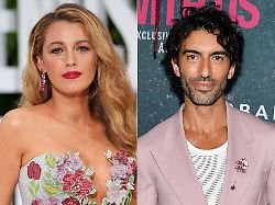 this combination of images shows blake lively at the london screening of the film it ends with us on aug 8 2024 left and justin baldoni at the world premiere of the film in new york on aug 6 2024