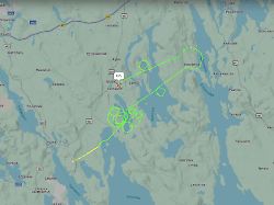 transponder daten die flugstrecke einer maschine vom typ grob g115e am 13 april 2026 09 52 uhr utc ueber finnland