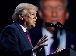 u s president donald trump speaks during a turning point usa event at dream city church in phoenix arizona u s april 17 2026