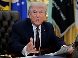 u s president donald trump speaks during the signing ceremony for an execituve order on mail ballots in the oval office of the white house in washington d c march 31 2026