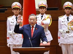 vietnams oberster fuehrer to lam wird als praesident des landes vereidigt