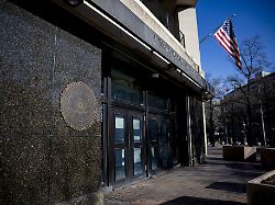 washington dc united states february 20 federal bureau of investigation headquarters building is seen in washington dc united states on february 20 2026 celal gunes anadolu