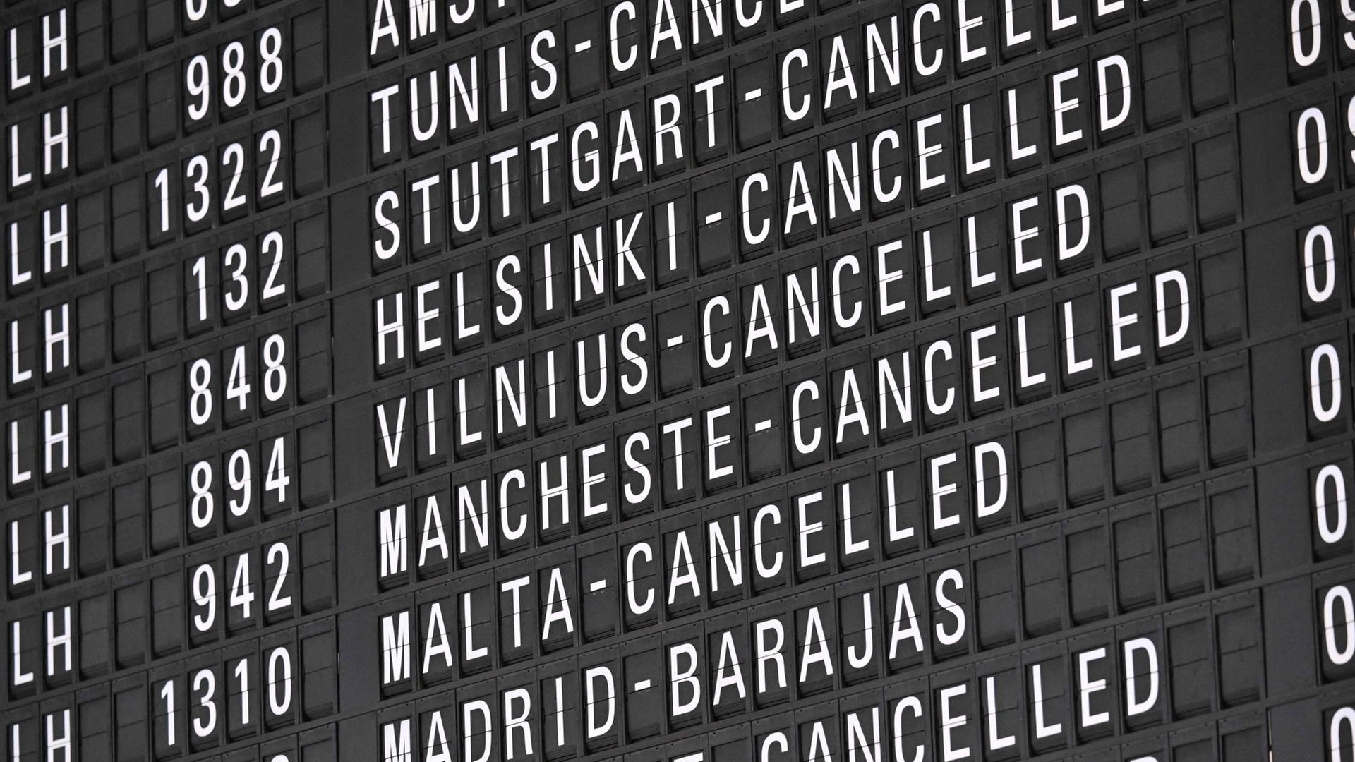 anzeige flughafen 100