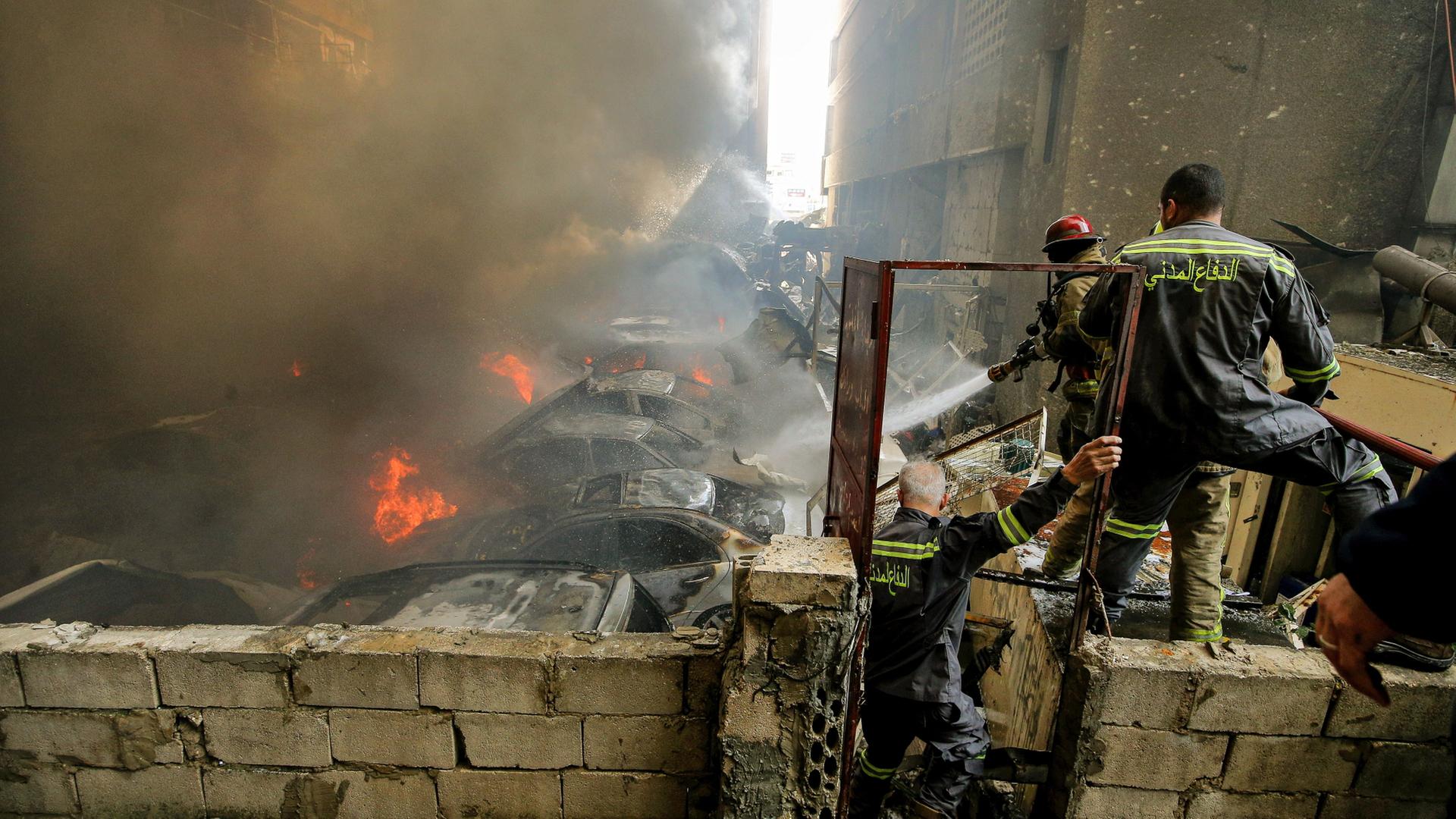 beirut truemmer rauch 100