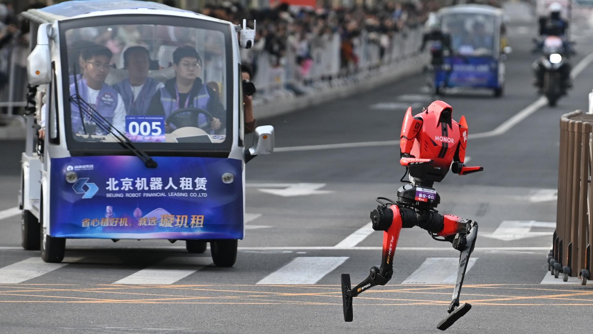 roboter halbmarathon peking 100