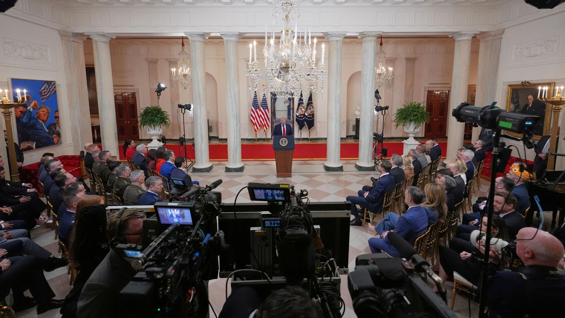 trump ansprache weisses haus 100