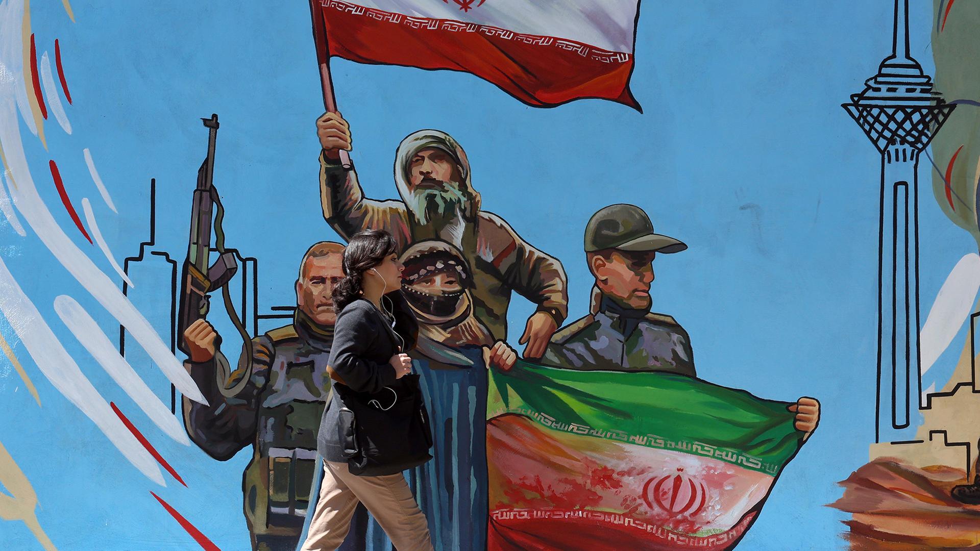 wandgemaelde frau 100