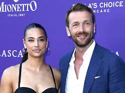 amira aly mit freund christian dueren beim lascana summer club im rahmen der berlin fashion week im maaya in berlin am 02 07