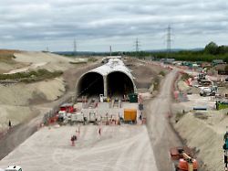 construction continues on a section of tunnelling along the hs2 railway in wendover britain may 10 2026