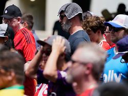 file soccer fans wait in line to enter bank of america stadium for a club world cup game june 24 2025 in charlotte n c