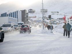 greenland election members of the political parties on their way to the polling station in nuuk greenland tuesday march 24 2026 greenland is represented in the dansih parliament with two seats 18