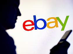 november 26 2025 poland in this photo illustration the ebay logo is seen displayed on tv