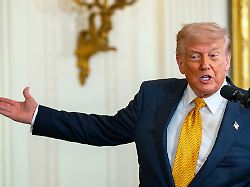 president donald trump speaks during an event honoring military mothers and spouses in the east room of the white house in washington dc on wednesday may 6 2026
