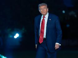 president donald trump walks on the south lawn upon his arrival to the white house friday may 8 2026 in washington