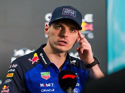 red bull driver max verstappen of the netherlands speaks during a news conference ahead of the miami formula one grand prix auto race thursday april 30 2026 in miami gardens fla