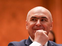 romanian prime minister ilie bolojan grimaces during a parliament session ahead of a no confidence vote in bucharest romania tuesday may 5 2026