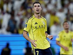 soccer football afc champions league two final al nassr v gamba osaka al awwal park riydh saudi arabia may 16 2026 al nassr s cristiano ronaldo reacts reuters hamad i mohammed 1