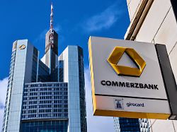 the commerzbank is pictured in frankfurt germany monday march 16 2026
