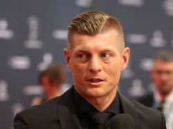 toni kroos ger former german football legend fc bayern munich real madrid at the red carpet of the laureus world sports award 2026 madrid palacio de cibeles 20 04