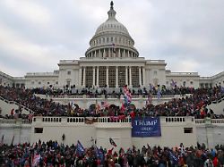 a mob of supporters of u s president donald trump storm the u s capitol building in washington u s january 6 2021 picture taken january 6 2021