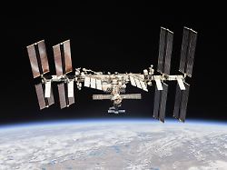 ansicht der internationalen raumstation iss