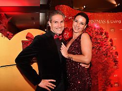 christian polanc und laura brand beim cathy s charity christmas event im living hotel das viktualienmarkt am 11 12