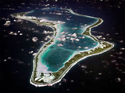 file this image released by the u s navy shows an aerial view of diego garcia in the chagos island group u s