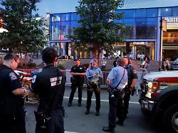 first responders gather after reports of a stabbing incident at penn station in new york city u s june 7 2026