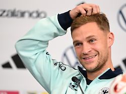 fussball wm 2026 nationalmannschaft deutschland pressekonferenz vor dem zweiten wm spiel gegen die elfenbeinkueste joshua kimmich deutschland nimmt an einer pk teil