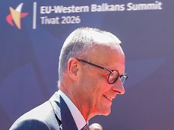 german chancellor friedrich merz arrives for the eu western balkans summit in tivat montenegro june 5 2026