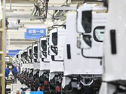 huai an china august 26 2024 a worker is working on an automobile production line at byd industrial co ltd in huaian east china s jiangsu province aug 26 2024